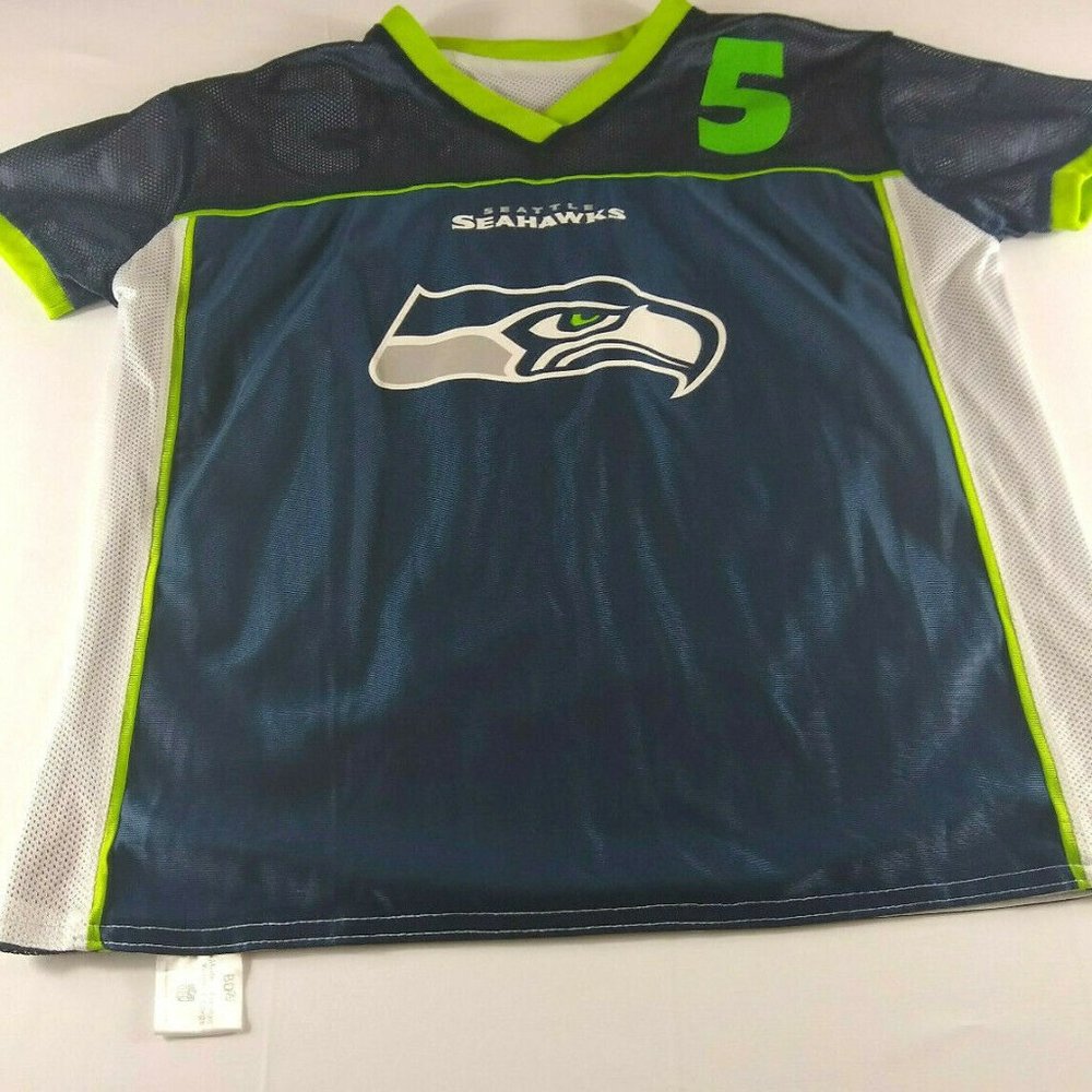 NFL Seattle Seahawks #5 Flag Reversible Jersey